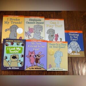 Mo Willems Elephant & Piggie Book bundle 7 Books) Unlimited Squirrels Hardcover